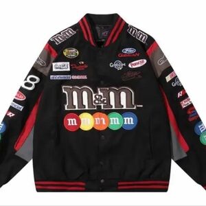 Adult Size Motorcycle Varsity Jacket